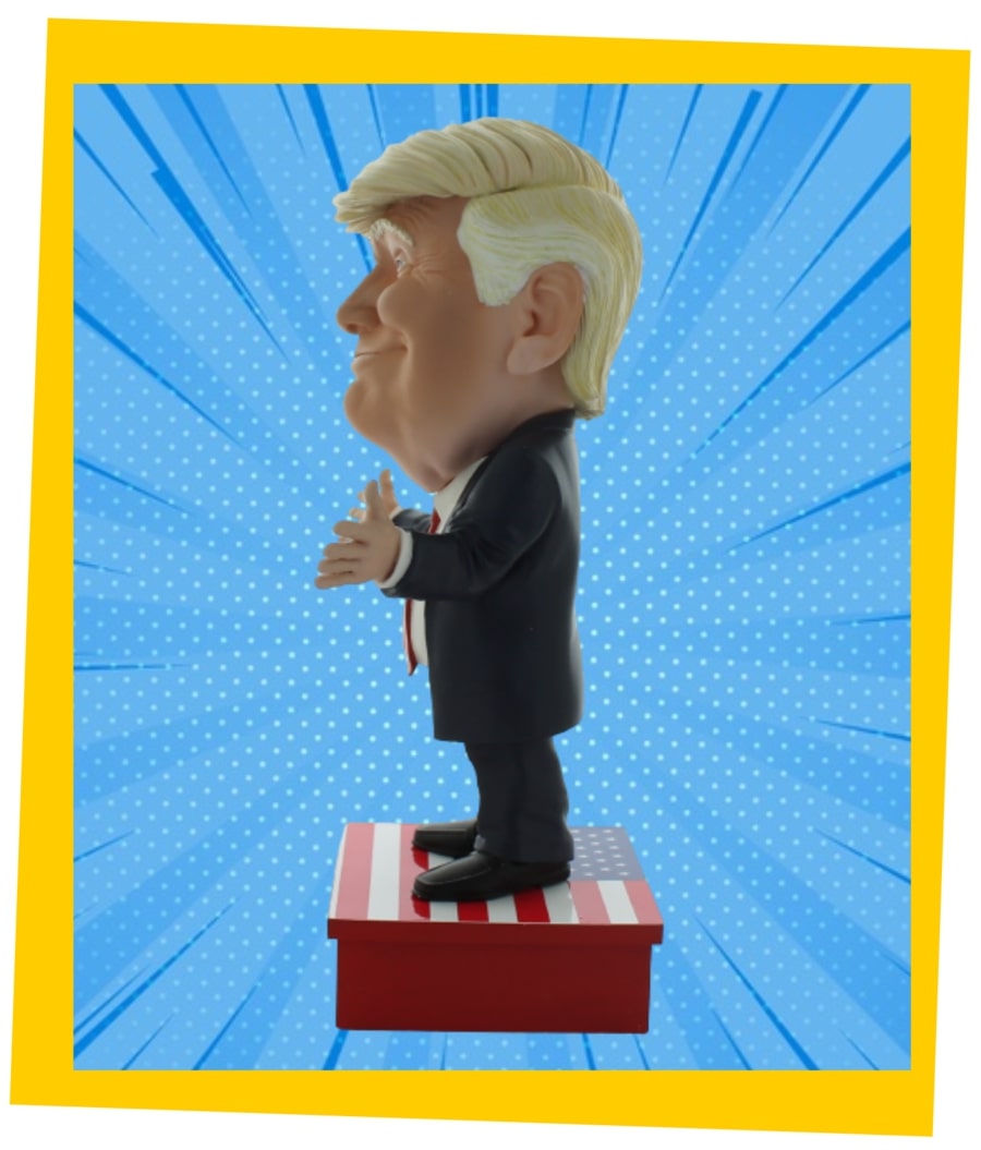 Mimiconz: Donald Trump - World Leaders Collection - 8" PVC Hand-Painted Figure Toys & Games MiMiconz