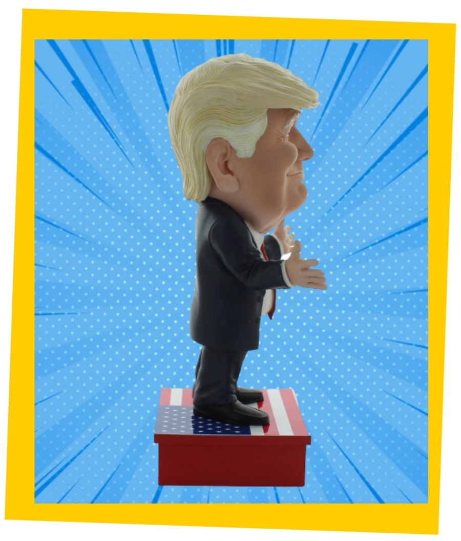 Mimiconz: Donald Trump - World Leaders Collection - 8" PVC Hand-Painted Figure Toys & Games MiMiconz