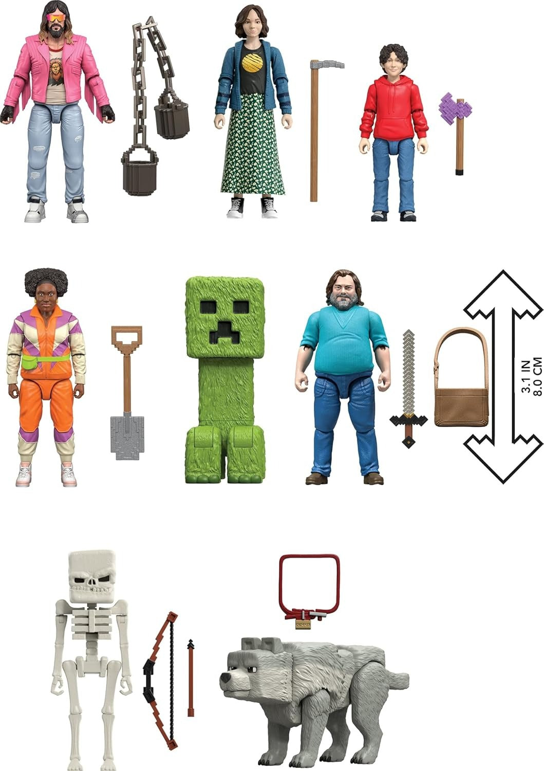 Minecraft Ultimate Movie Pack Collectible Toy Set Toys & Games Mattel