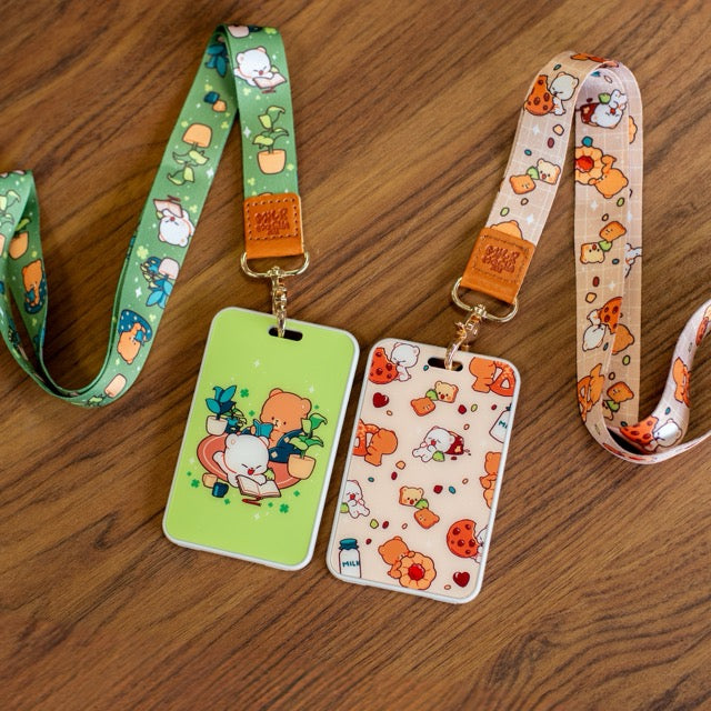 Milk Mocha Bear: Cookie Card Holder and Lanyard Lanyards Milk Mocha Bear