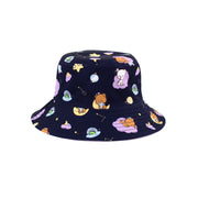 Milk Mocha Bear: Cosmic Dreams Reversible Bucket Hat Hats Milk Mocha Bear