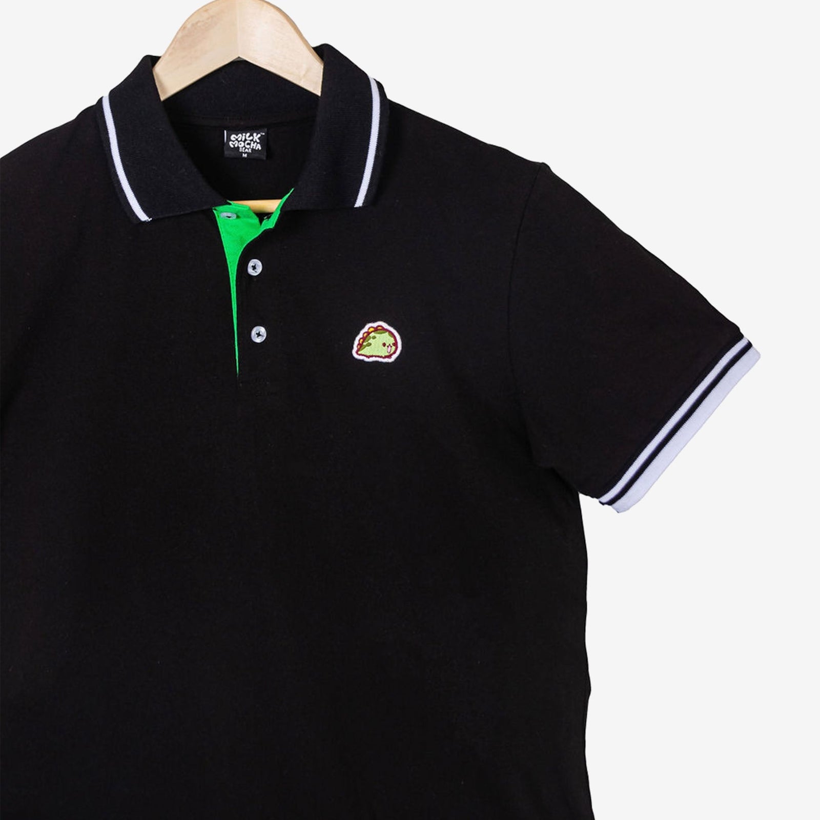 Milk Mocha Bear: Matcha Polo Shirt Polos Milk Mocha Bear