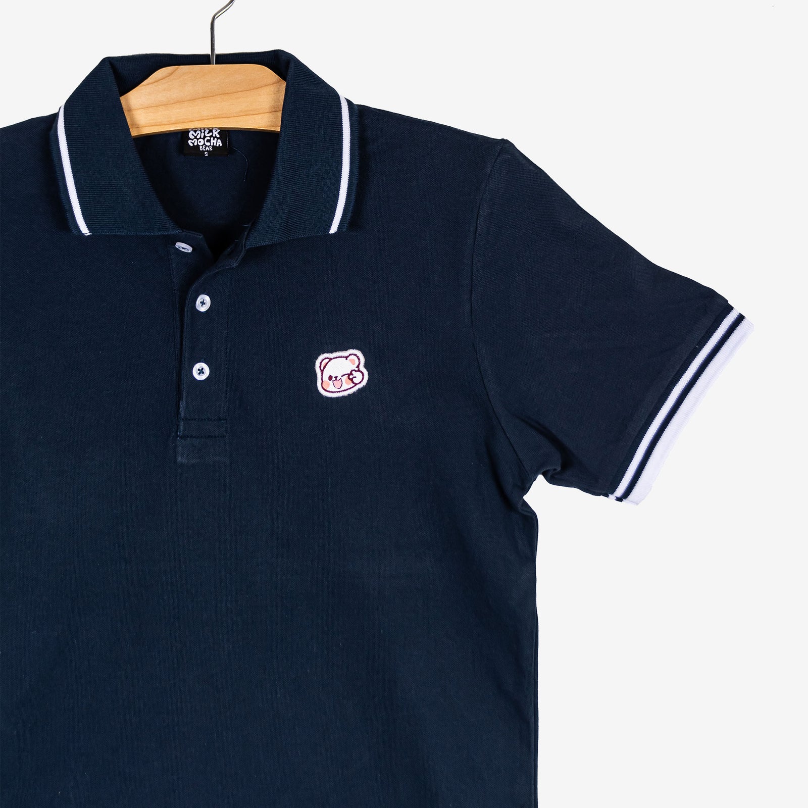 Milk Mocha Bear: Milk Polo Shirt Polos Milk Mocha Bear