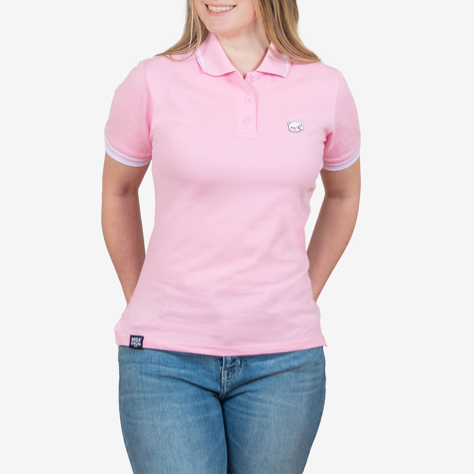 Milk Mocha Bear: Milk Polo Shirt Polos Milk Mocha Bear