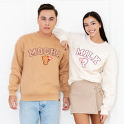 Milk Mocha Bear: Mocha Varsity Crewneck Crewnecks Milk Mocha Bear