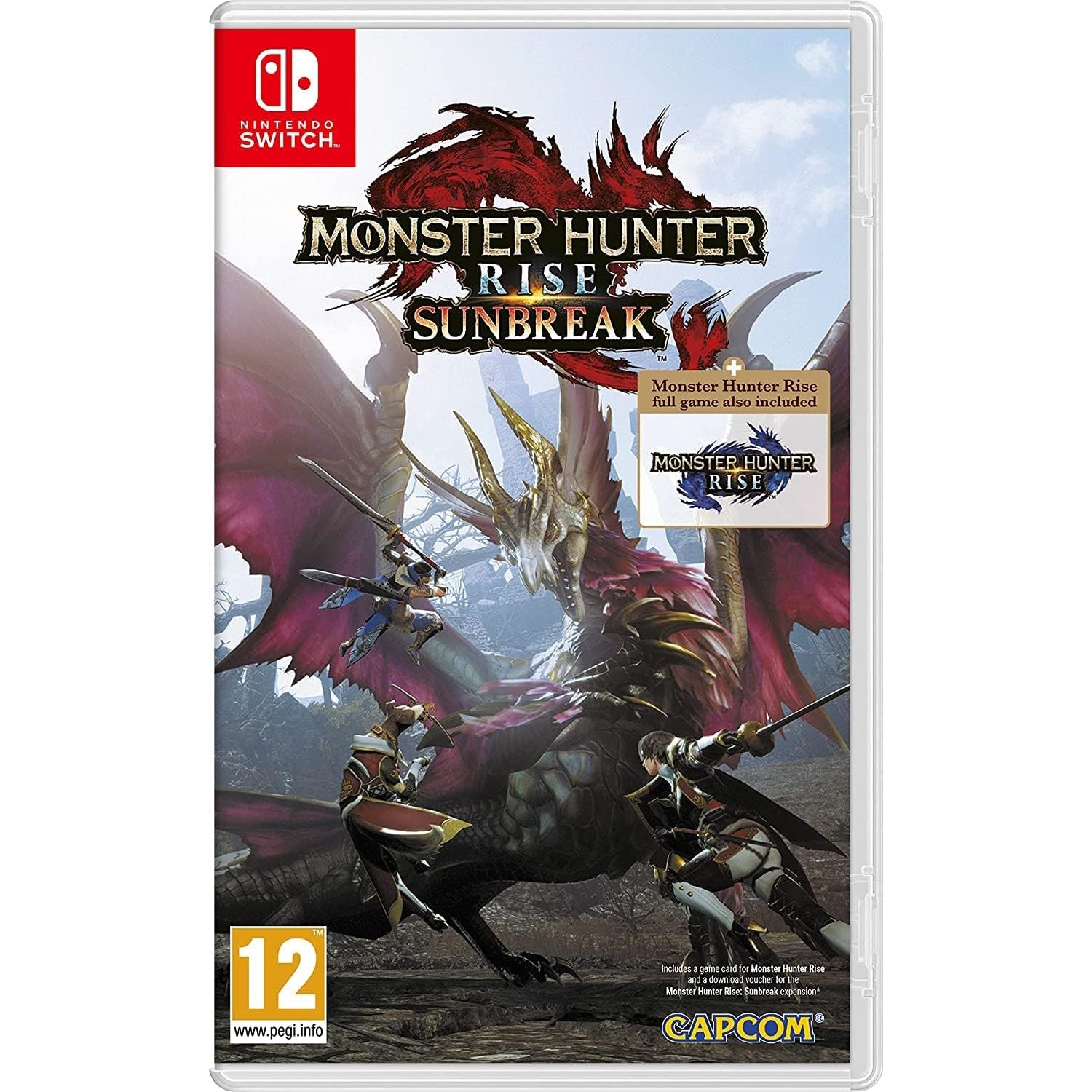 Monster Hunter Rise + Sunbreak [Nintendo Switch] Nintendo Switch Video Game Capcom