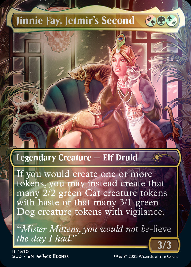 Magic: The Gathering TCG - Secret Lair Commander Deck - Raining Cats and Dogs Foil Edition Card Game Wizards of the Coast   