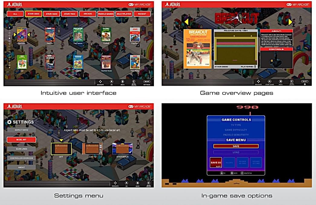 My Arcade: Atari GameStation Pro Console [Retro Gaming] Retro Gaming My Arcade