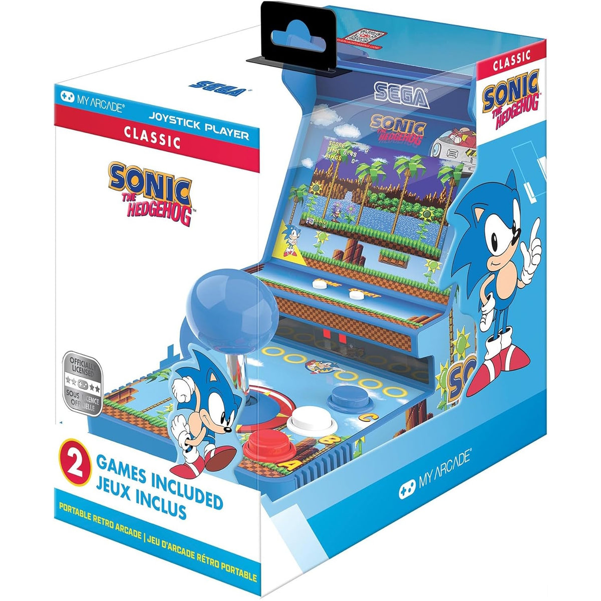 My Arcade: Sonic Joystick Player Portable Console [Retro Gaming] Retro Gaming My Arcade