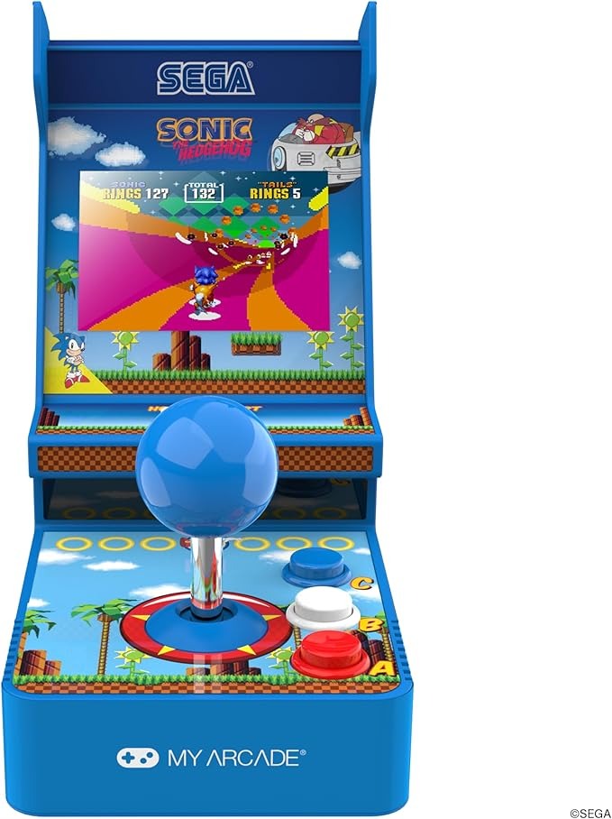 My Arcade: Sonic Joystick Player Portable Console [Retro Gaming] Retro Gaming My Arcade