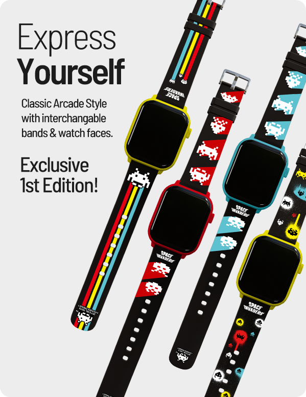 My Play Watch: Space Invaders - Red Accessories My Play Watch