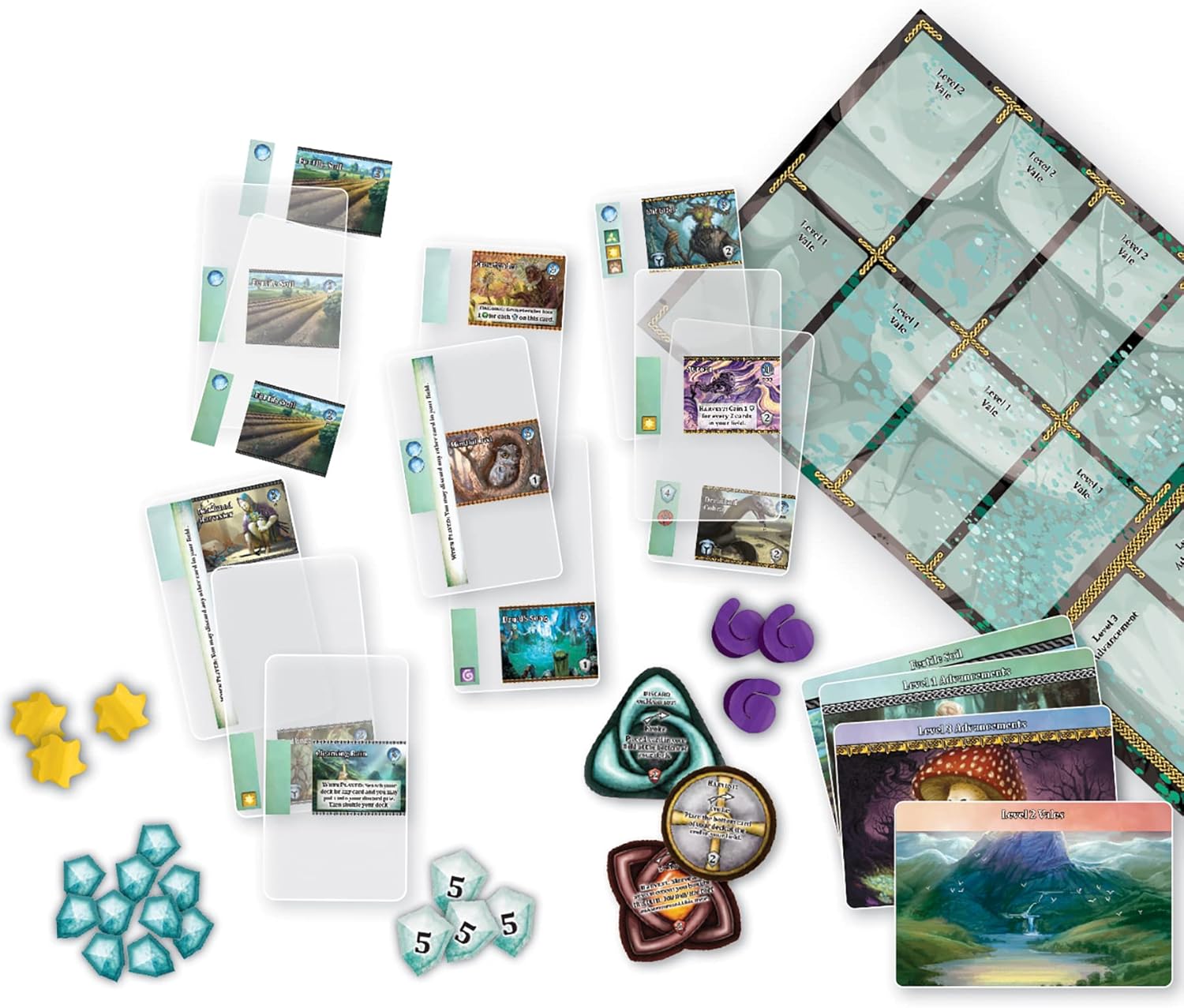 Mystic Vale - Essential Edition [Board Game, 2- Players] Board Game AEG