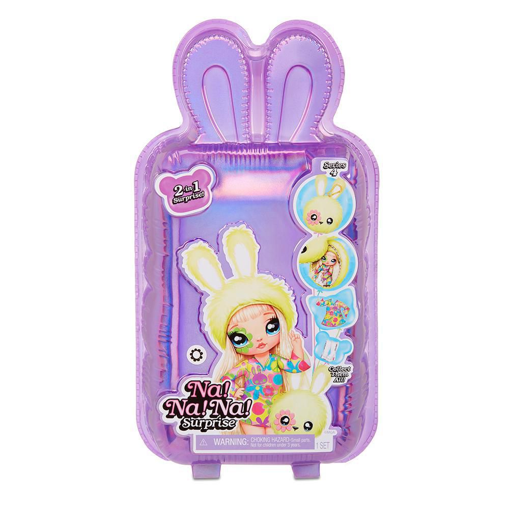 Na! Na! Na! Surprise 2-in-1 Fashion Doll and Plush Purse Series 4 - Bebe Groovy Plushies MGA Entertainment