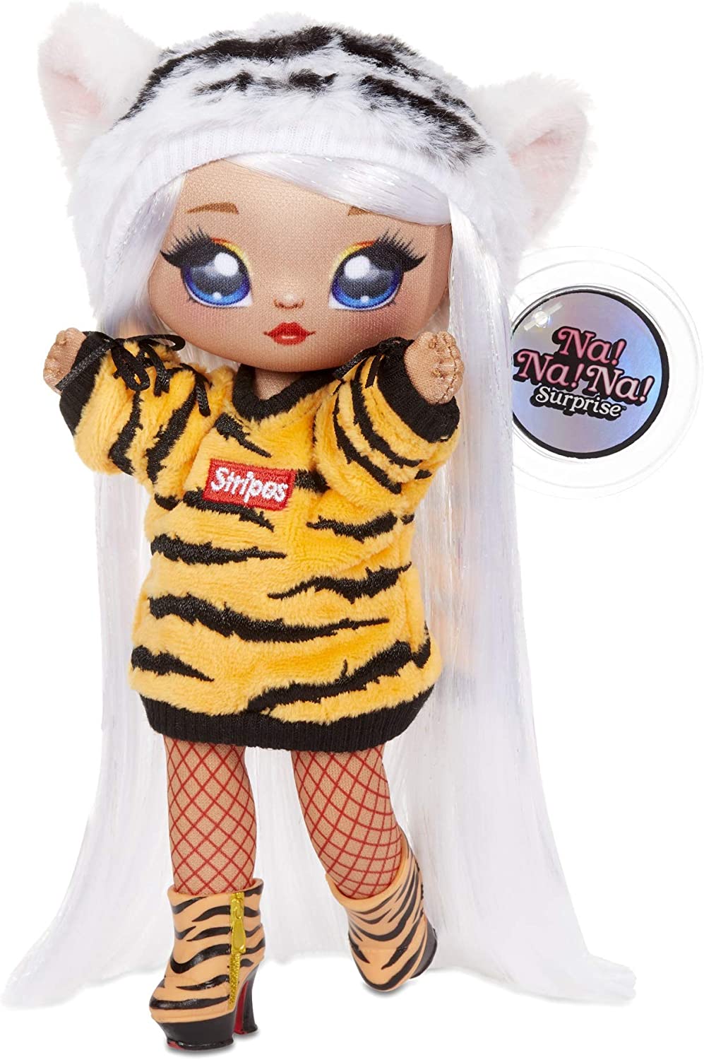 Na! Na! Na! Surprise 2-in-1 Fashion Doll and Plush Purse Series 4 - Bianca Bengal Plushies MGA Entertainment