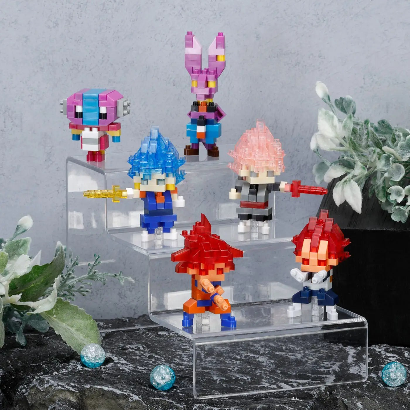 Nanoblock: Dragon Ball Super - Dragon Ball Super Assortment 1 (Complete Set of 6) Toys & Games Nanoblock