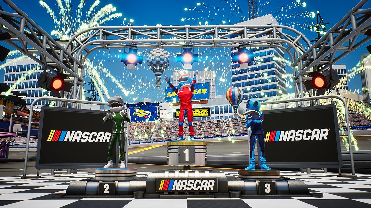 NASCAR Arcade Rush [Xbox One / Xbox Series X] Xbox Series X Video Game GameMill Entertainment   