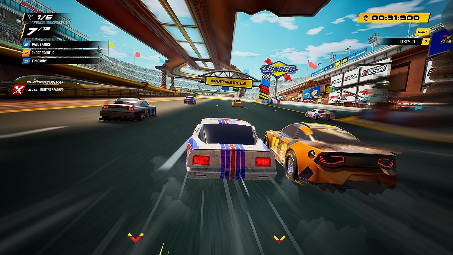 NASCAR Arcade Rush [PlayStation 5] PlayStation 5 Video Game GameMill Entertainment   