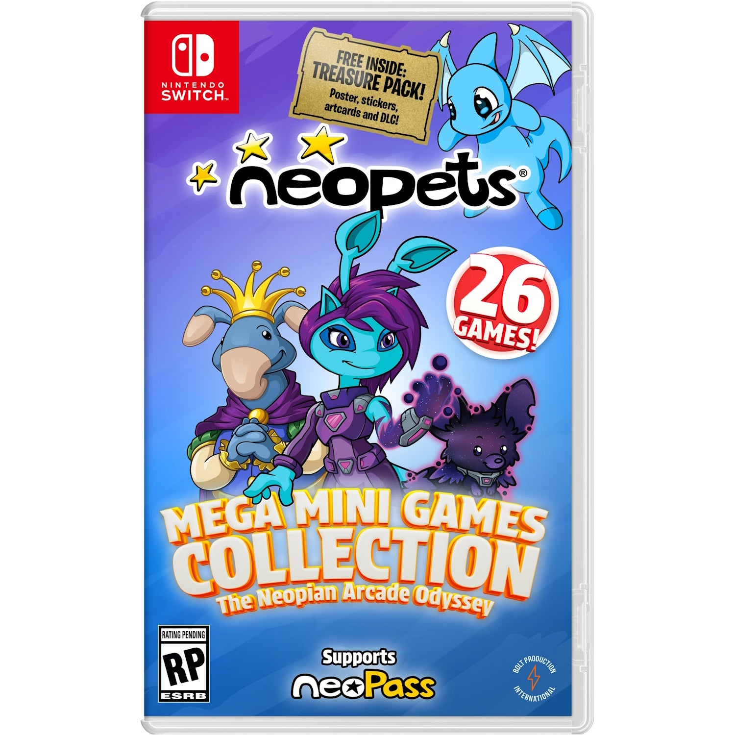 Neopets - Mega Mini Games Collection [Nintendo Switch] Nintendo Switch Video Game Bolt Productions