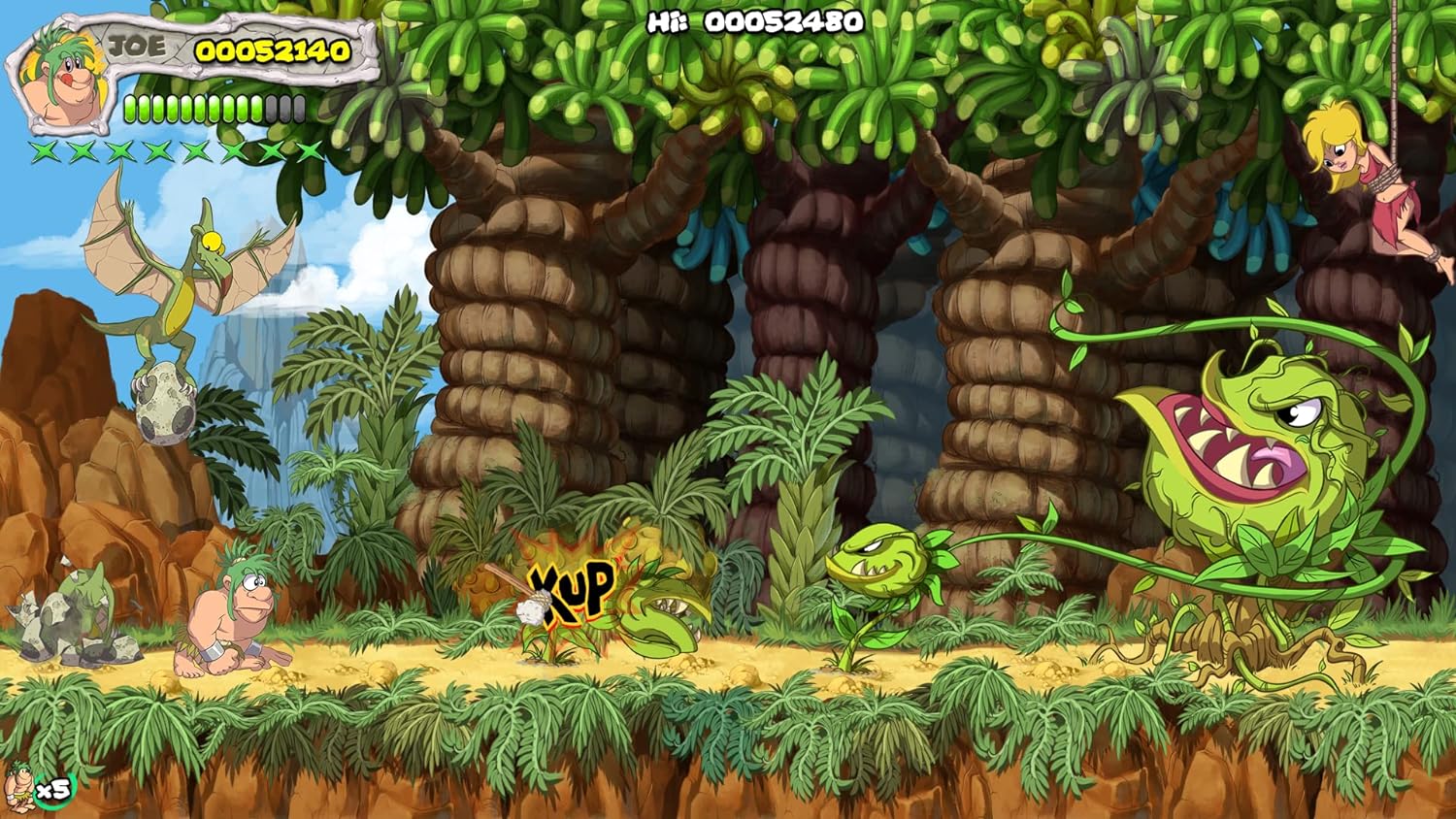 New Joe and Mac: Caveman Ninja - T-Rex Edition [Nintendo Switch] Nintendo Switch Video Game Microids
