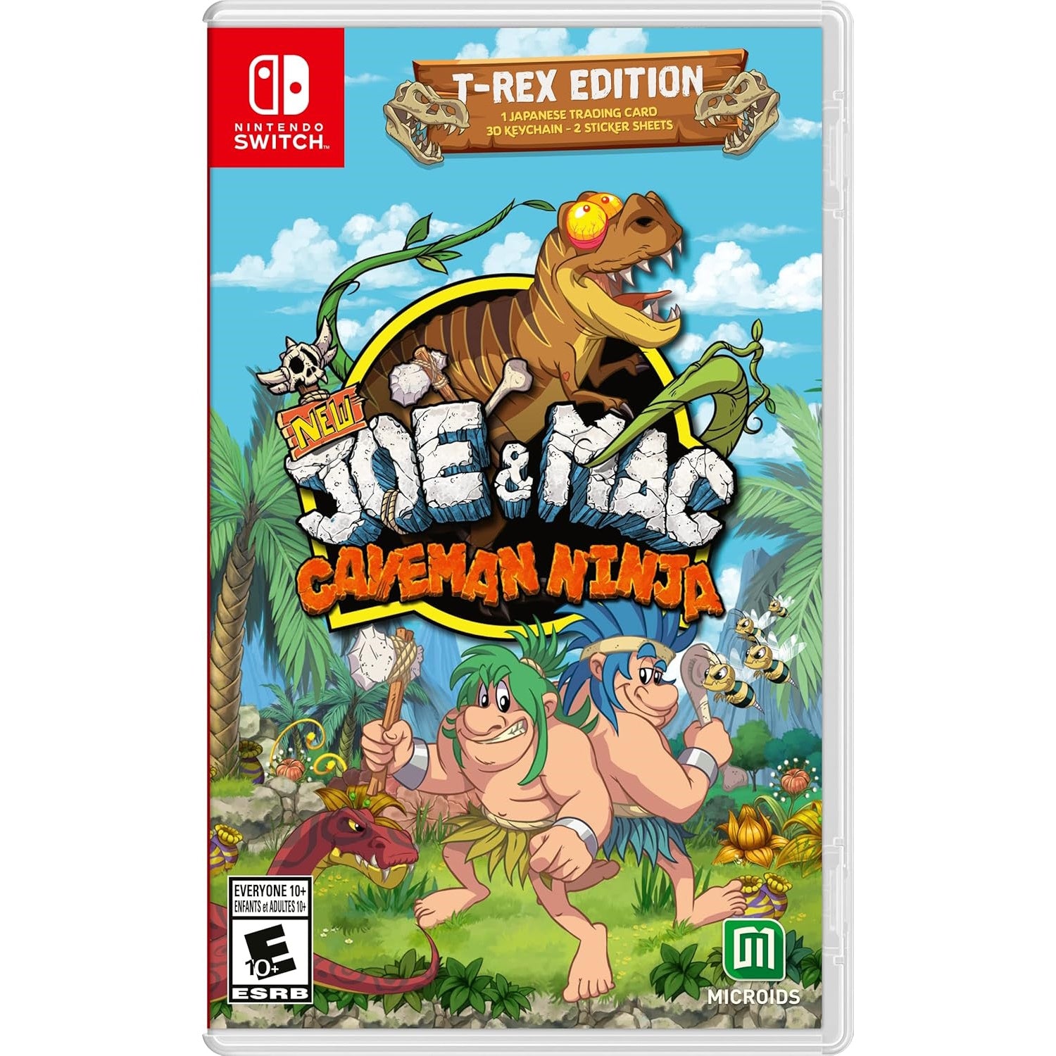 New Joe and Mac: Caveman Ninja - T-Rex Edition [Nintendo Switch] Nintendo Switch Video Game Microids
