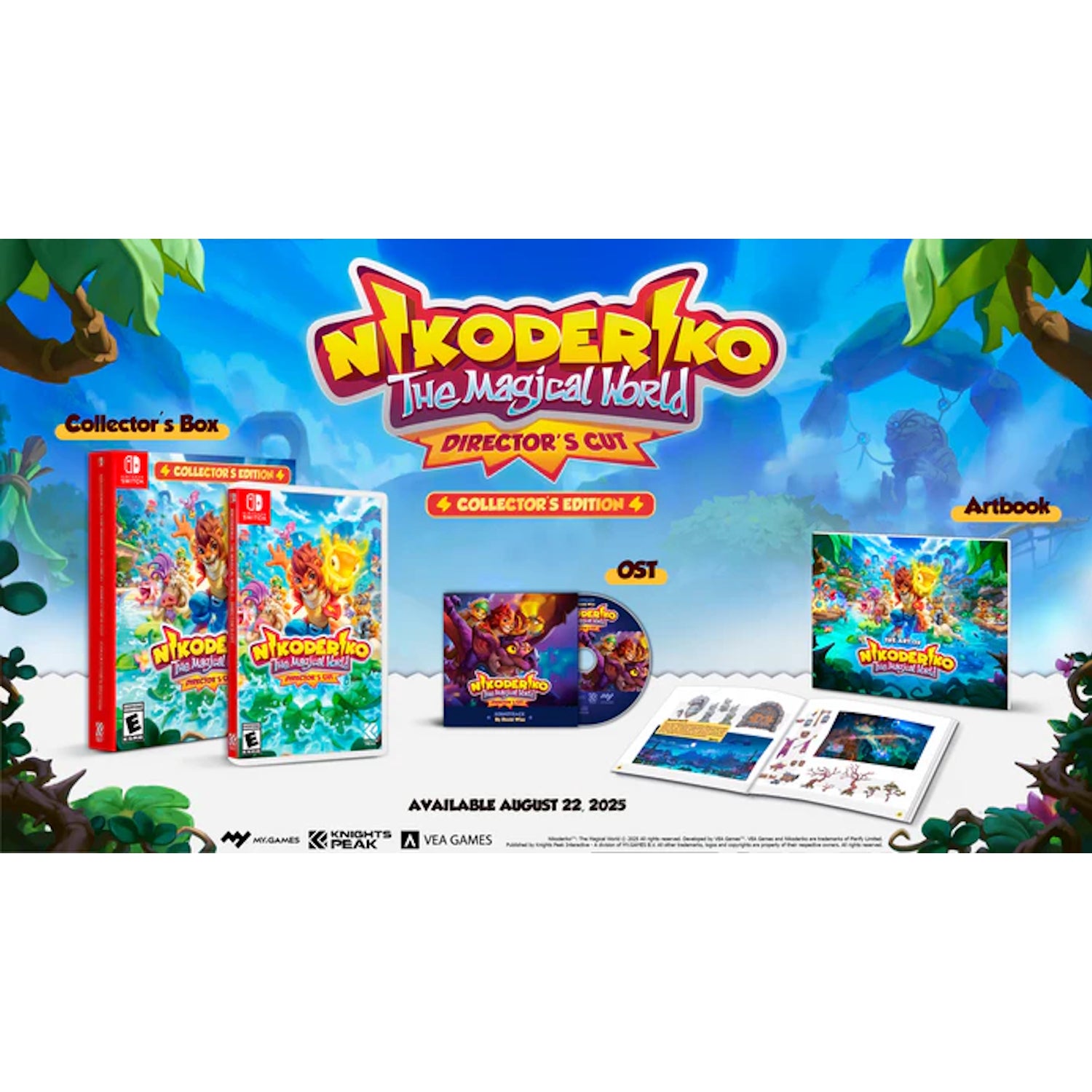 Nikoderiko The Magical World – Director’s Cut Collector’s Edition [Nintendo Switch] Nintendo Switch Video Game Knights Peak