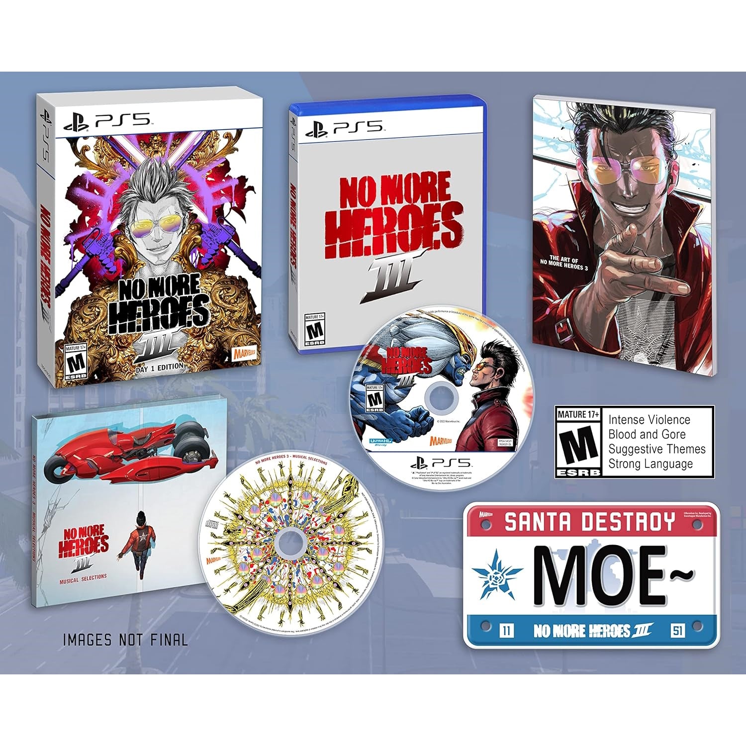No More Heroes 3 - Day 1 Edition [PlayStation 5] PlayStation 5 Video Game XSEED Games