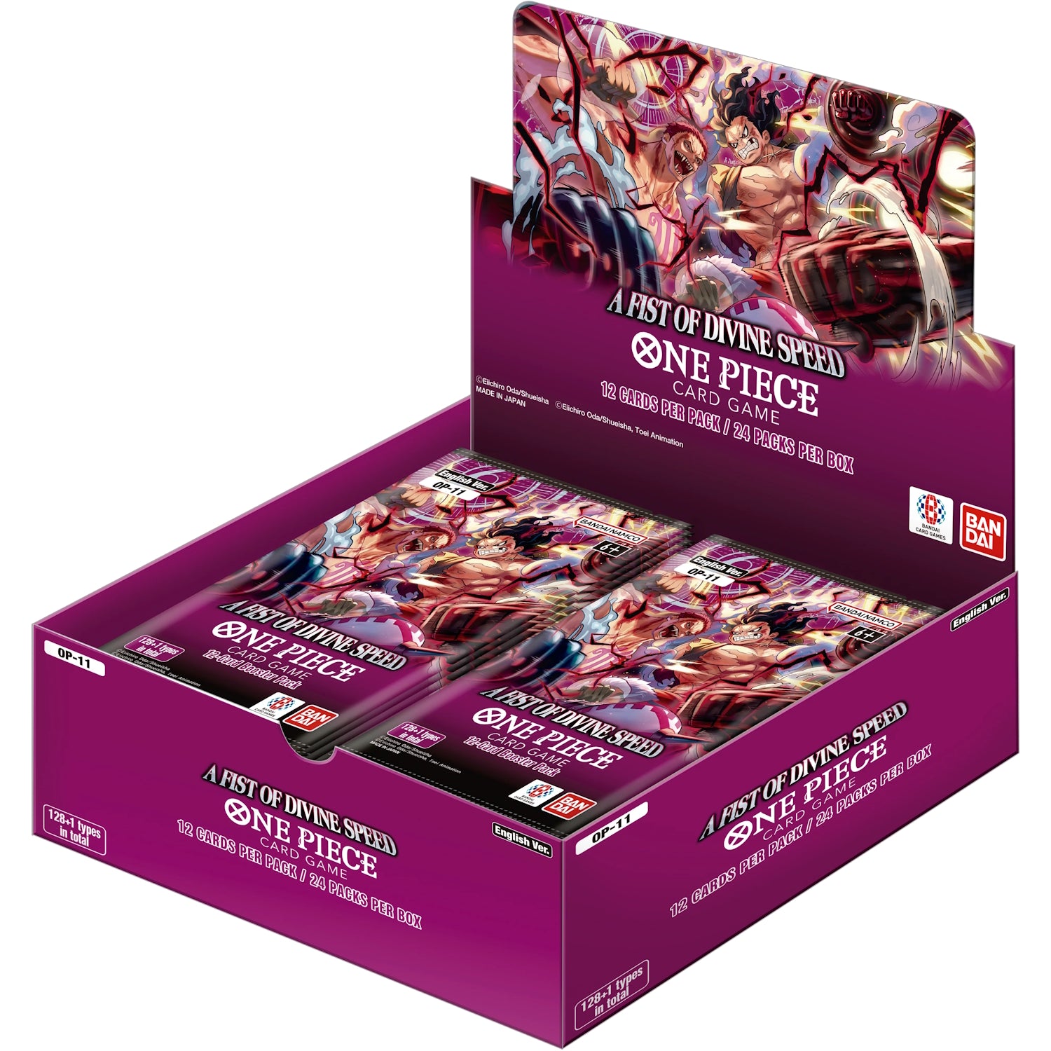 One Piece TCG: A Fist Of Divine Speed Booster Box [OP-11] - 24 Packs Card Game Bandai Namco