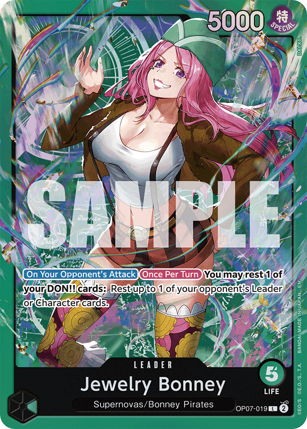 One Piece TCG: Jewelry Bonney Starter Deck - Green [ST-24] Card Game Bandai Namco