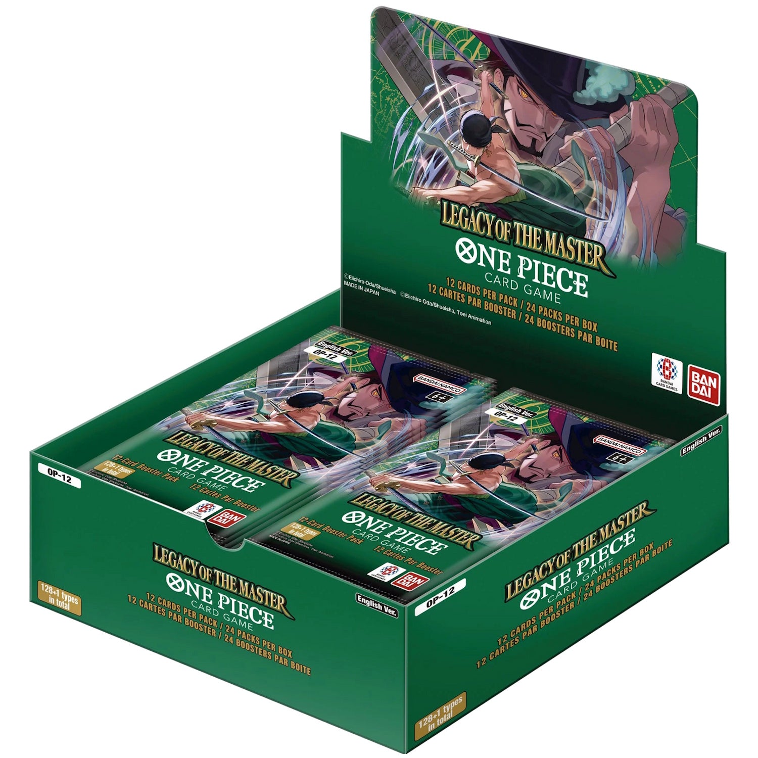 One Piece TCG: Legacy of the Master Booster Box [OP-12] - 24 Packs Card Game Bandai Namco