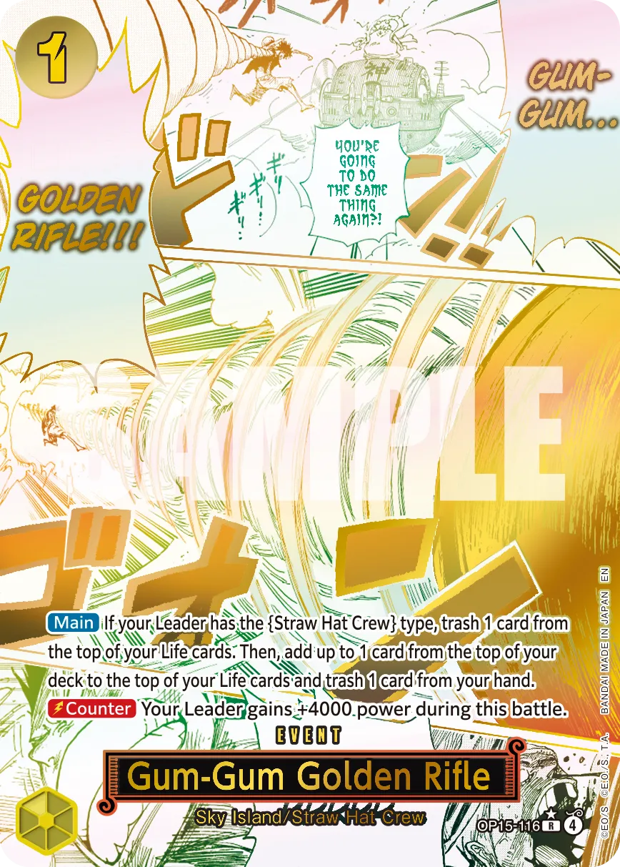 One Piece TCG: Adventure on Kami's Island Booster Box [OP-15]/[EB-04] - 24 Packs Card Game Bandai Namco