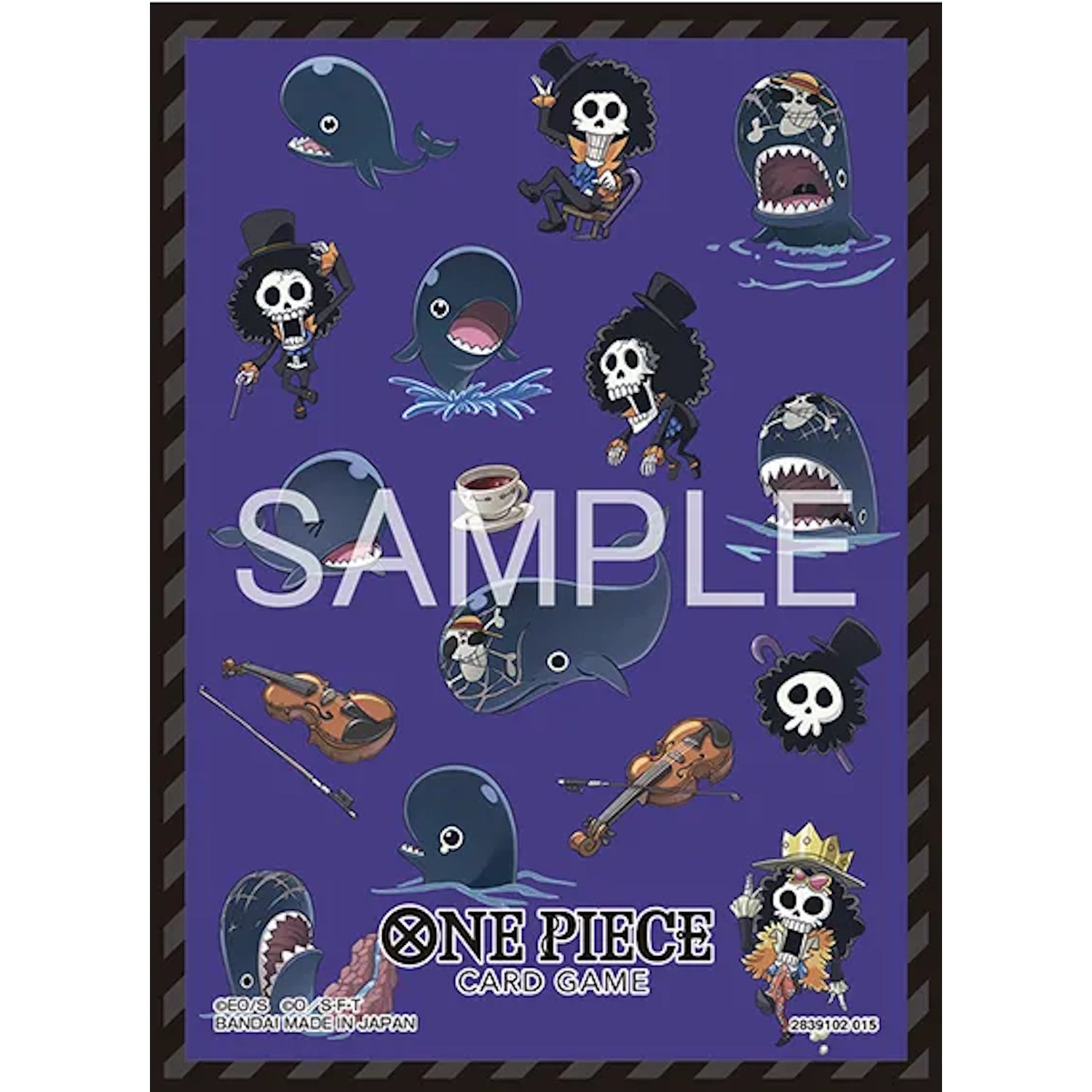 One Piece TCG: Official Sleeves Vol.14 - Brook & Laboon 70 Sleeves Card Game Accessories Bandai Namco