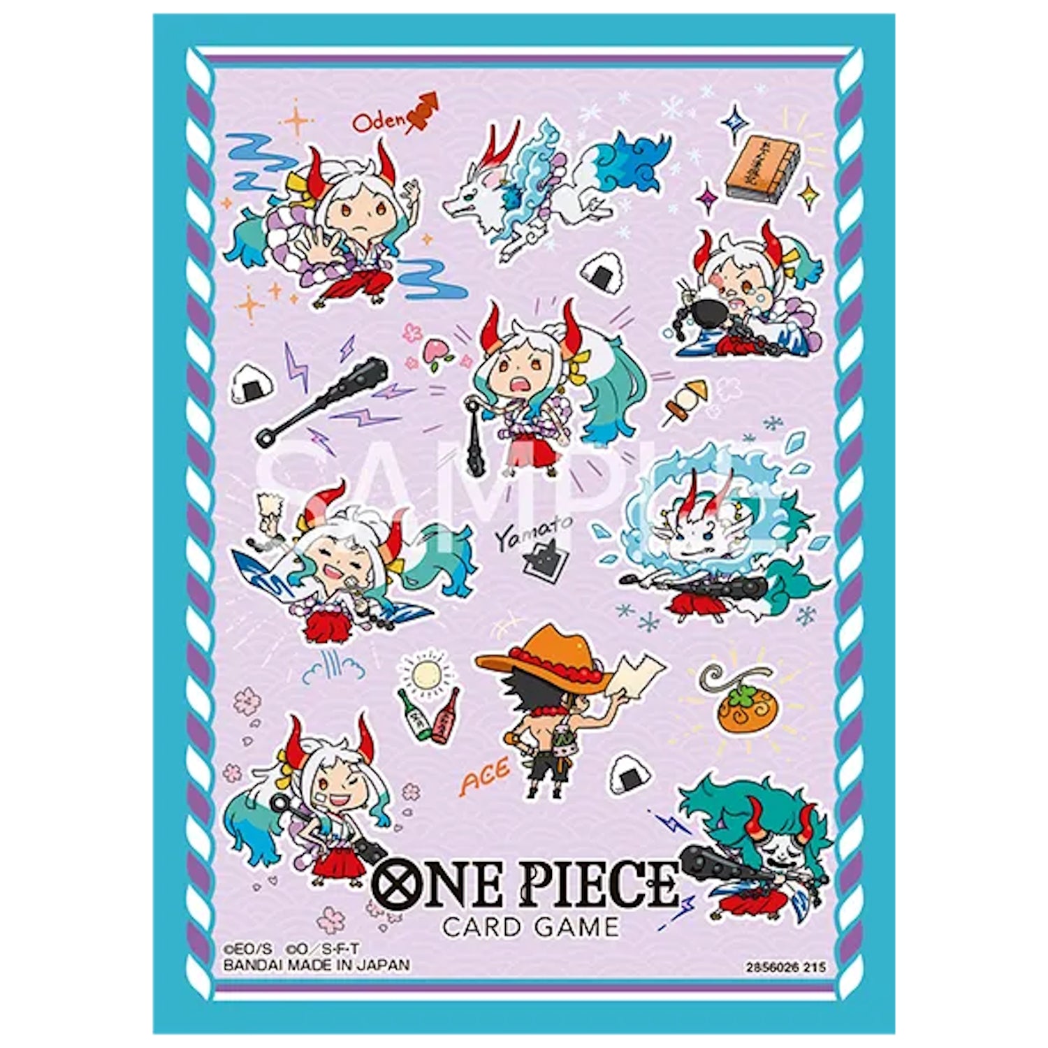 One Piece TCG: Set 15 Yamato - 70 Sleeves Card Game Accessories Bandai Namco