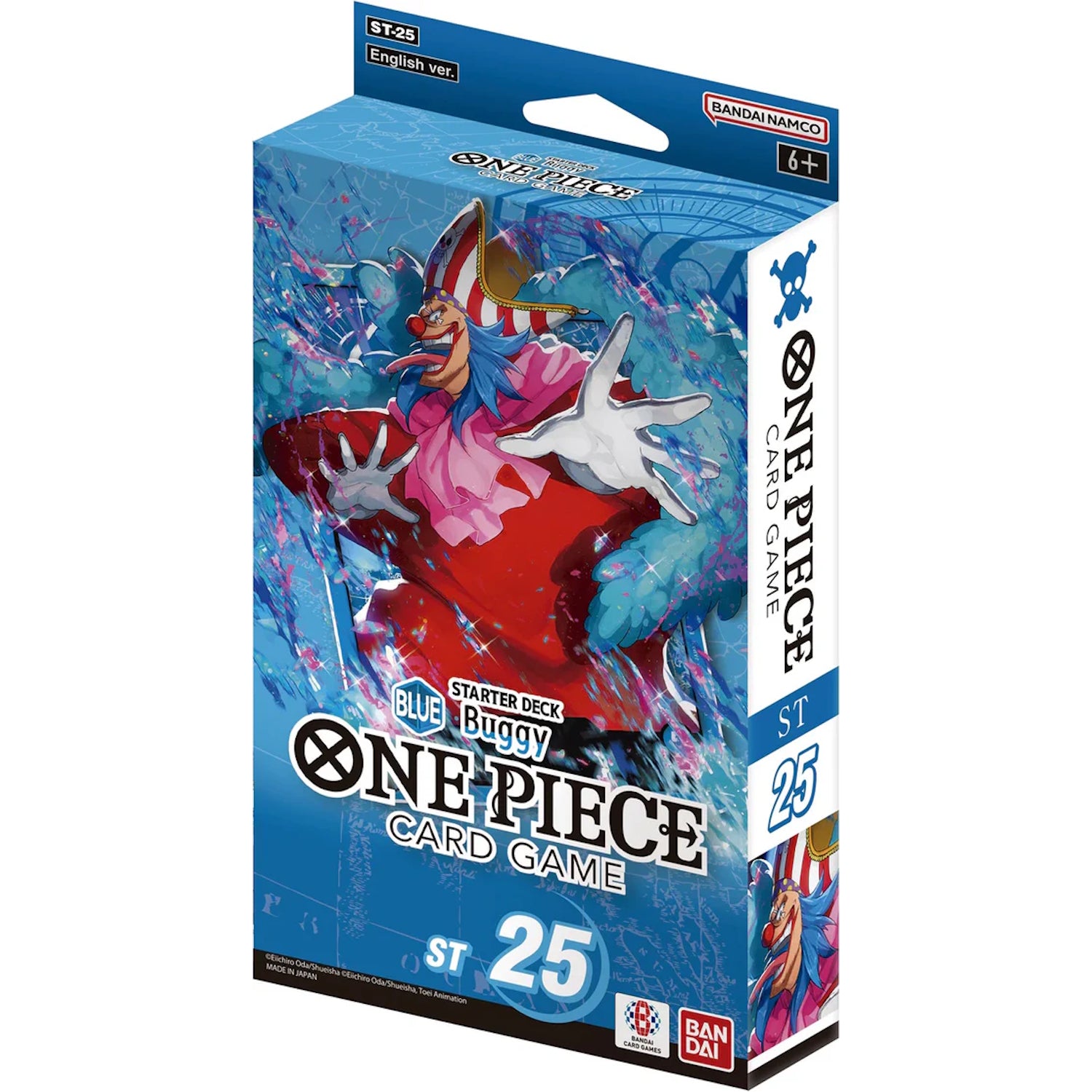 One Piece TCG: Buggy Starter Deck - Blue [ST-25] Card Game Bandai Namco