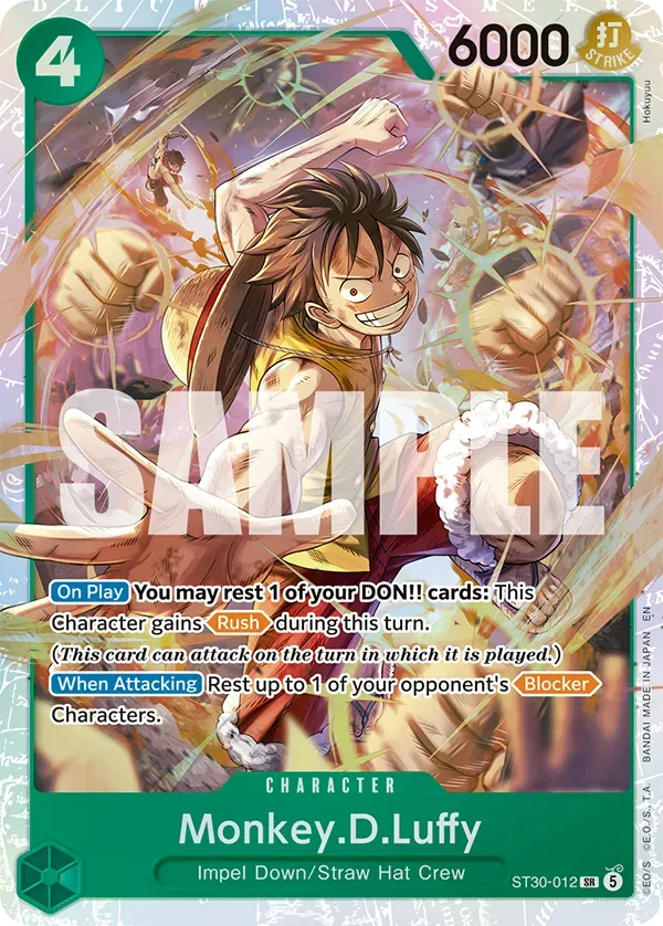 One Piece TCG: Luffy & Ace Starter Deck EX [ST-30] Card Game Bandai Namco