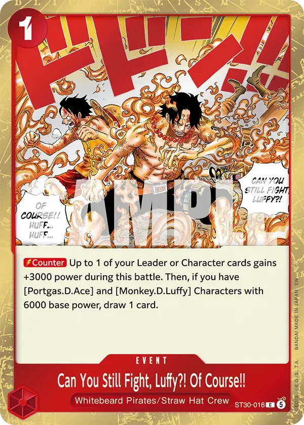 One Piece TCG: Luffy & Ace Starter Deck EX [ST-30] Card Game Bandai Namco