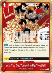 One Piece TCG: Luffy & Ace Starter Deck EX [ST-30] Card Game Bandai Namco
