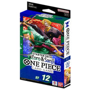 One Piece TCG: Zoro & Sanji Starter Deck - Green/Blue [ST12] Card Game Bandai Namco   