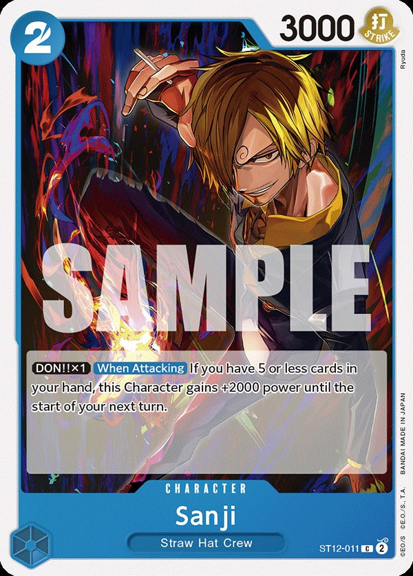One Piece TCG: Zoro & Sanji Starter Deck - Green/Blue [ST12] Card Game Bandai Namco   