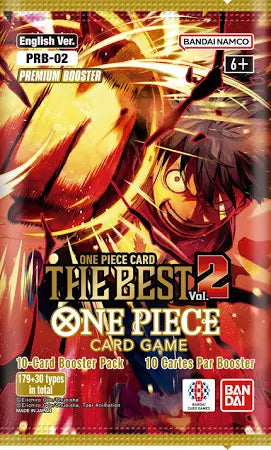 One Piece TCG: The Best Premium Booster Box [PRB-02] - 20 Packs Card Game Bandai Namco