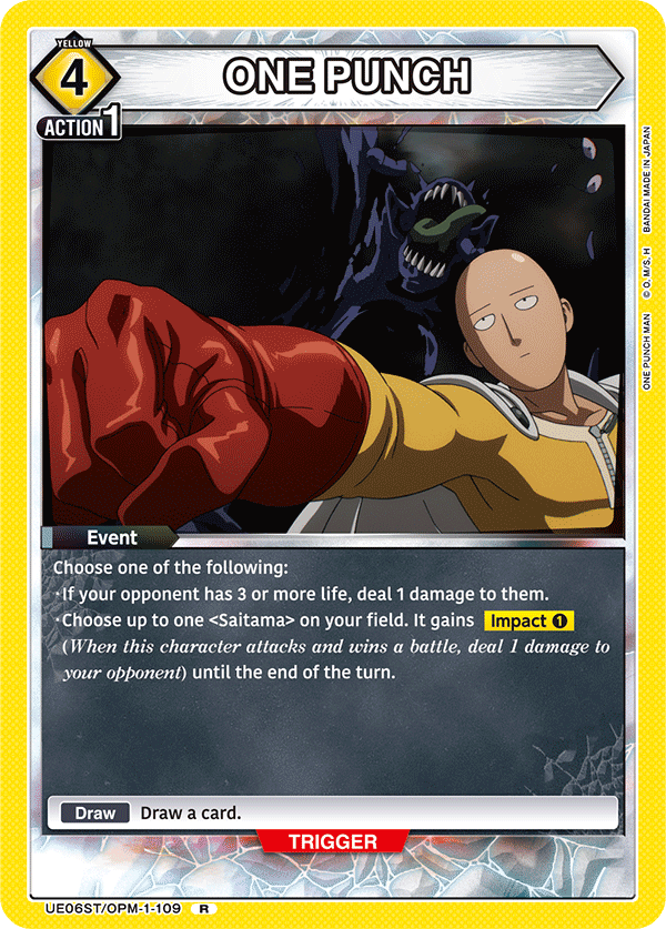 Union Arena TCG: One Punch Man Starter Deck [UE06ST] Card Game Bandai Namco