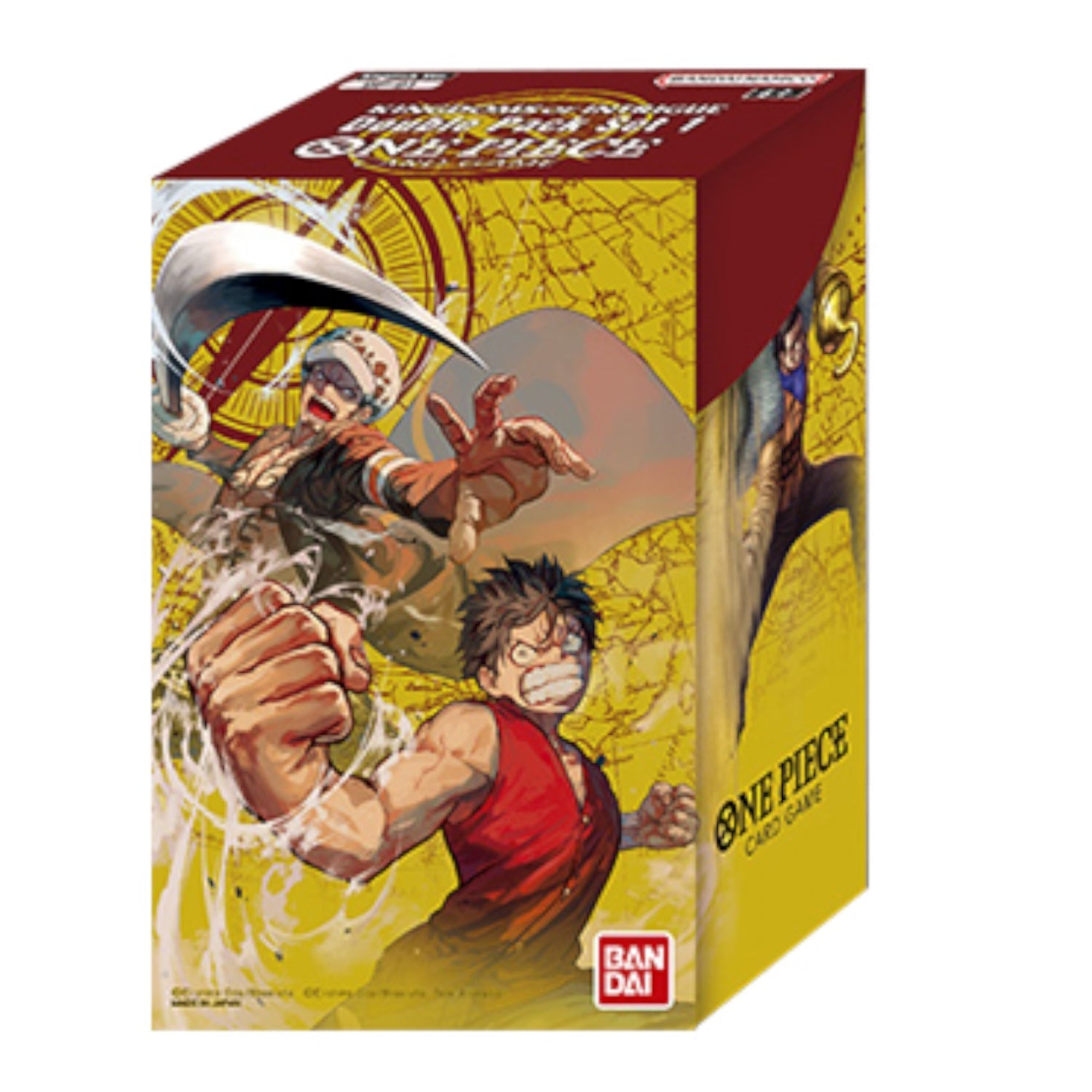 One Piece TCG: Kingdoms of Intrigue - Double Pack Volume 01 - 2 Packs Card Game Bandai Namco   