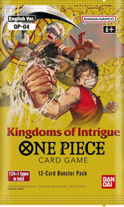 One Piece TCG: Kingdoms of Intrigue Booster Box [OP-04] - 24 Packs Card Game Bandai Namco