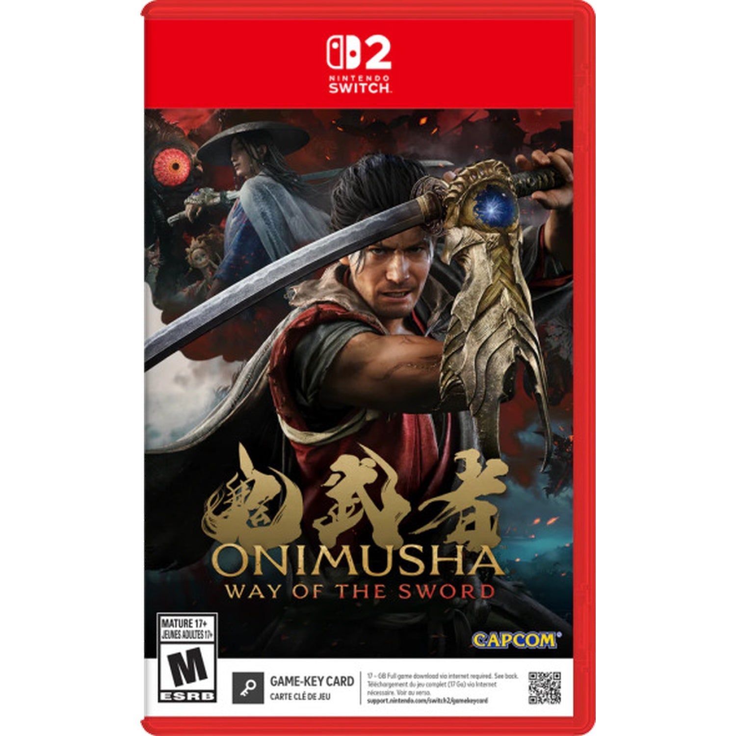 Onimusha: Way of the Sword [Nintendo Switch 2][Game-Key Card] Nintendo Switch 2 Video Game Capcom