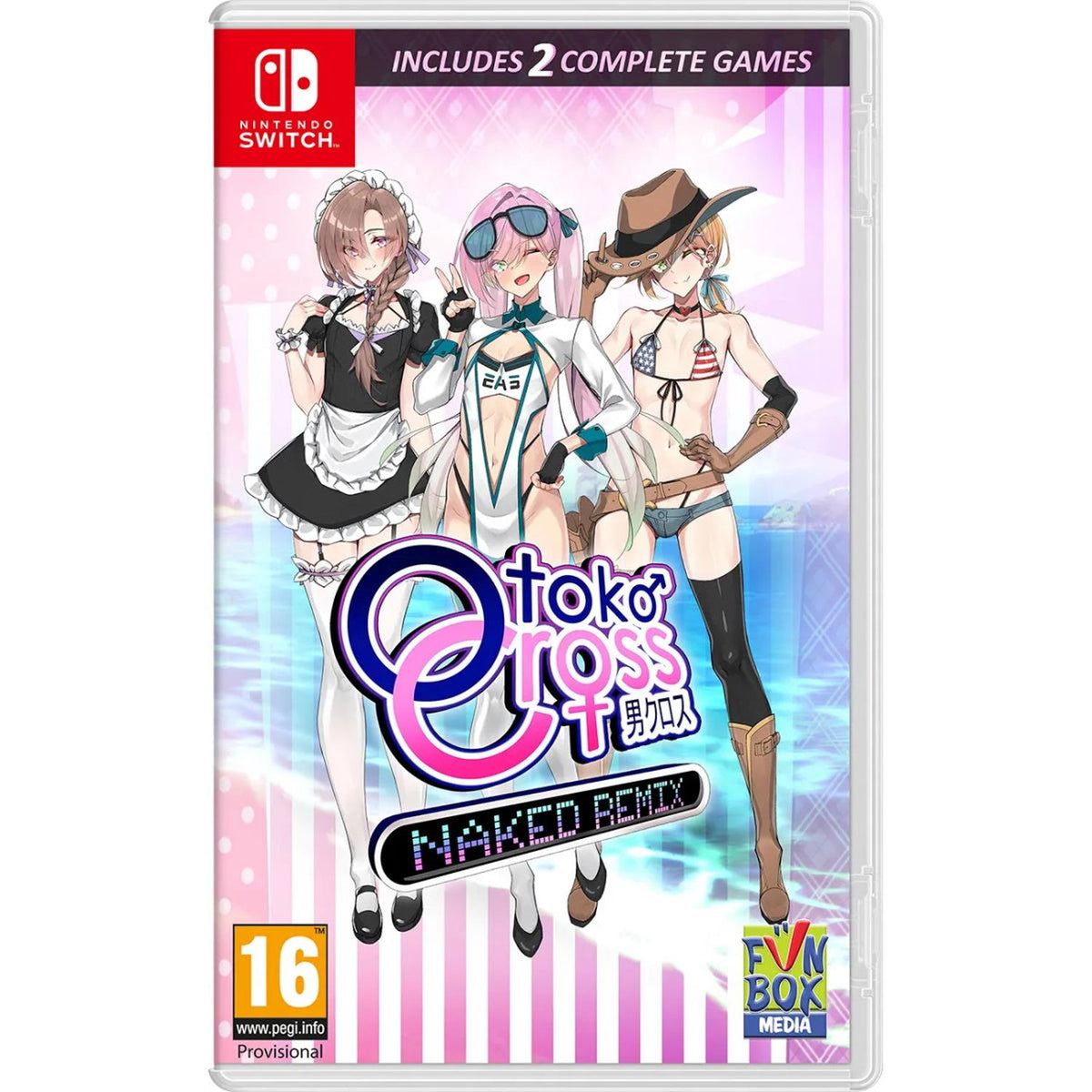 Otoko Cross: Naked Remix [Nintendo Switch] Nintendo Switch Video Game Funbox Media   