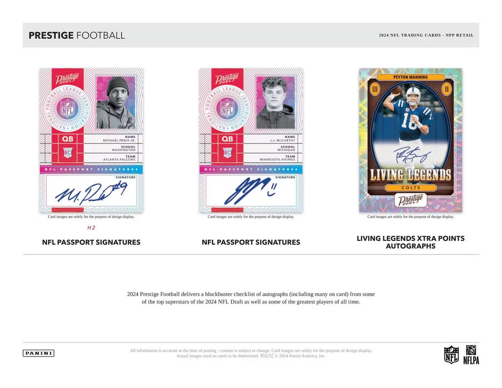 Panini: 2024 Prestige Football Blaster Box - 6 Packs Card Game Panini