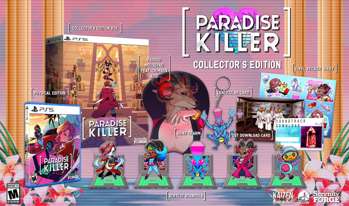 Paradise Killer - Collector's Edition [PlayStation 5] Nintendo Switch Video Game Serenity Forge