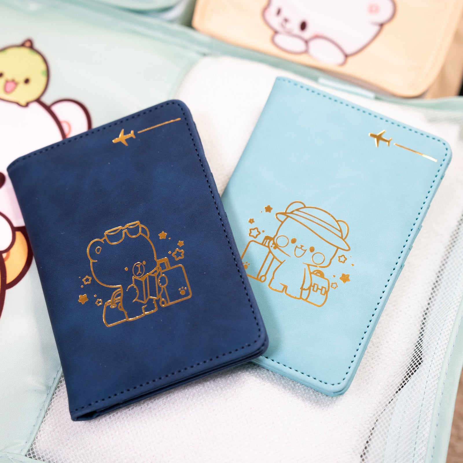 Milk Mocha Bear: Travel Passport Wallet - Milk Travel Accessories Milk Mocha Bear