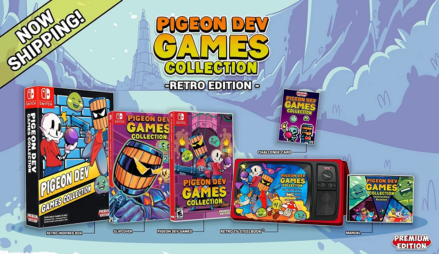 Pigeon Dev Games Collection - Retro Edition - Premium Edition Games #2 [Nintendo Switch] Nintendo Switch Video Game Premium Edition Games   