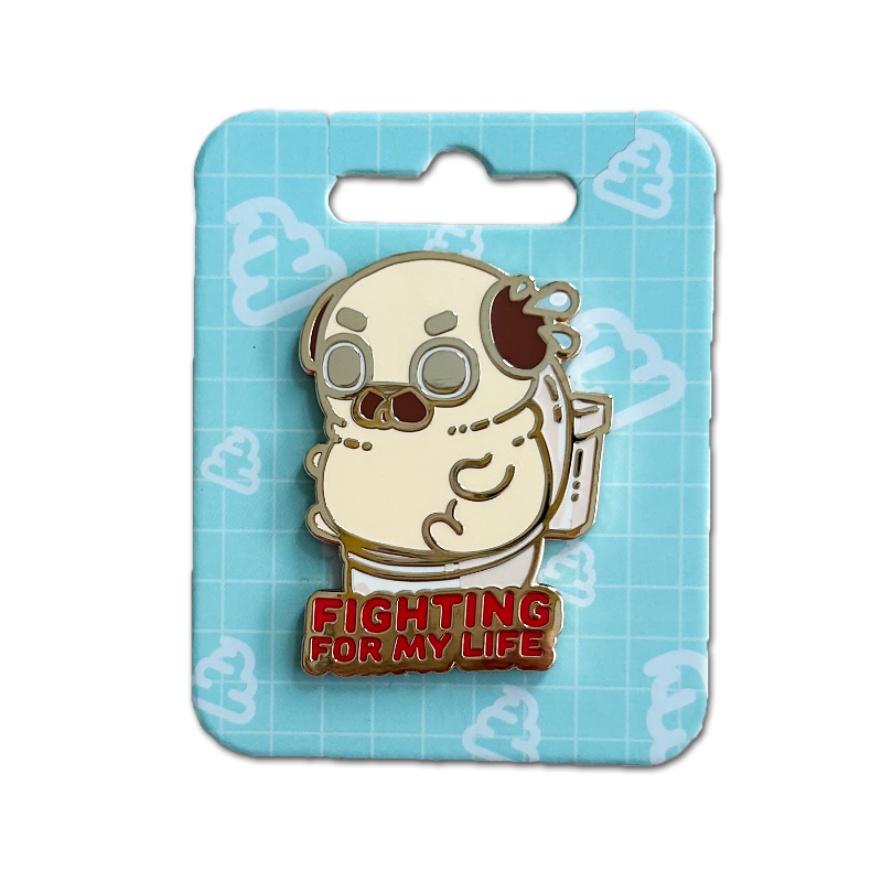 Puglie: Fighting For My Life Puglie Pin Accessory Puglie