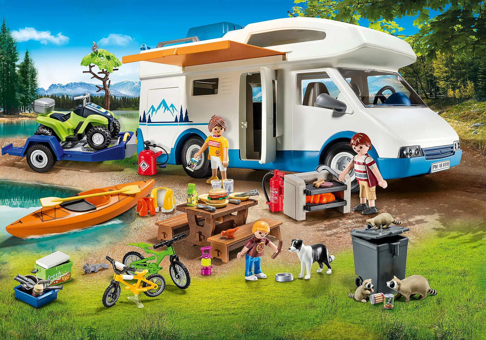 Playmobil: Camping Adventure - 137 Mega Piece Set [#9318] Toys & Games Playmobil